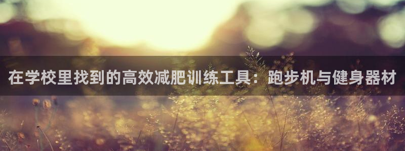 征途国际新能源：在学校里找到的高效减肥训练工具：跑步机与健身